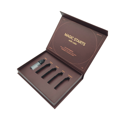 Luxury Elegant Handmade Paper Box Make Up Set Maquillages Skincare Gift Box Packaging Custom Boxes With Logo Packaging