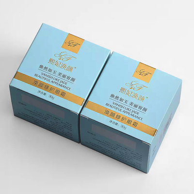 Custom Order Accepted Embossed Treatment Eye Cream Box Mask Packaging Box Fast Shipping