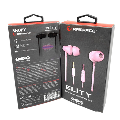 Art Paper Wireless Headset Airpods Packaging Box With Glossy Lamination Packaging