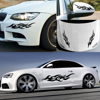 Heat Stretchable Custom Die Cut Sticker Waterproof Transparent Bumper Window Car Sticker