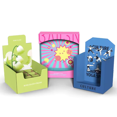 Cardboard Paper Pop Up Display Boxes Retail Counter Top Display Box