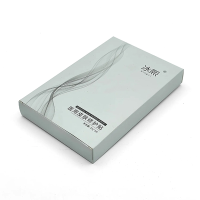 Custom Spot Uv Finishing Essential Oils Face Mask Box White Boxes Paper Mask Box For Mask Packing