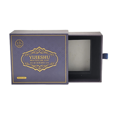 Biodegradable Custom Soap Paper Box Drawer Soap Packaging Boxes With Logo