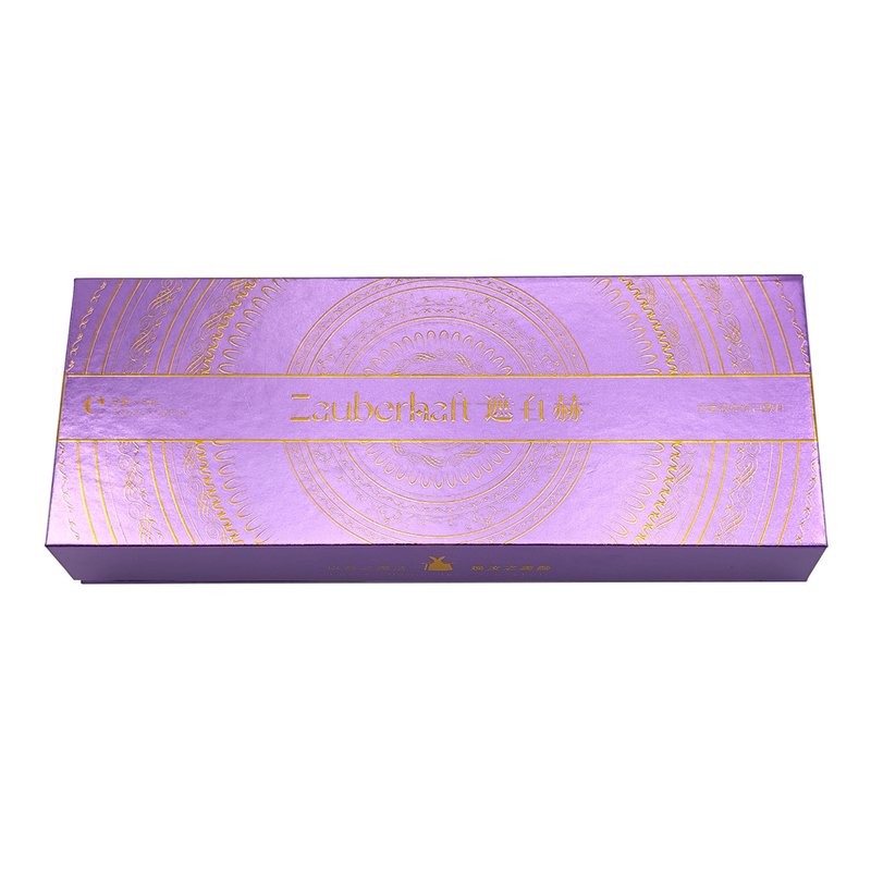 Luxury Rigid Cosmetic Packaging Box Magnetic Flip Top Gift Box For Essential Oil Bottle