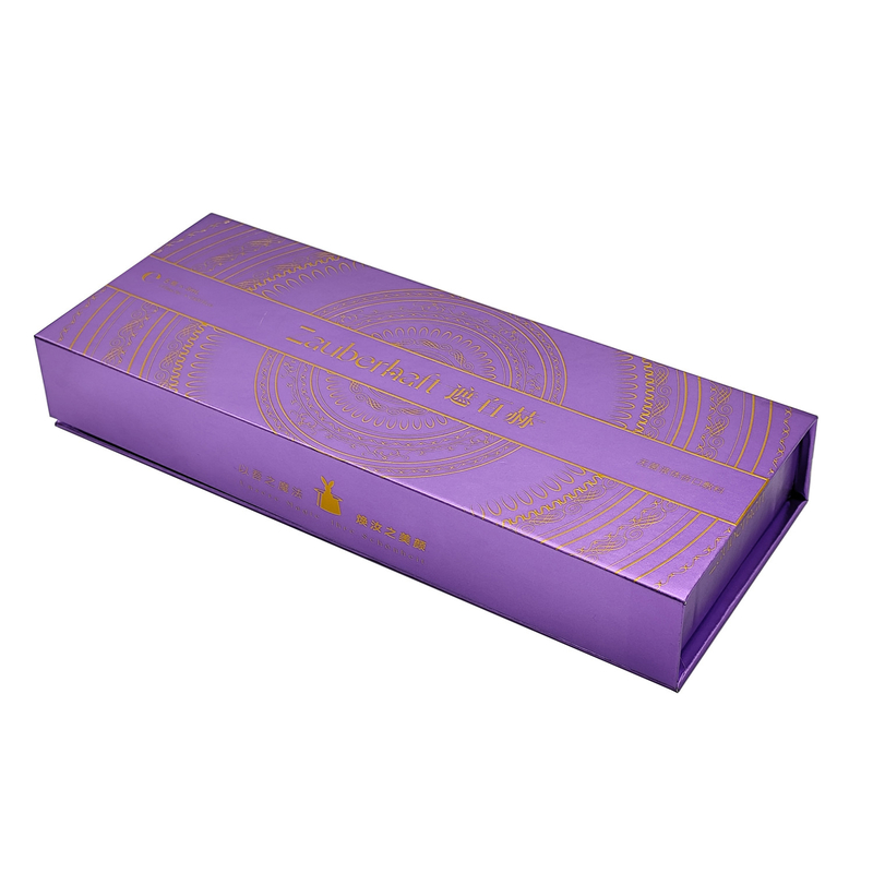Luxury Rigid Cosmetic Packaging Box Magnetic Flip Top Gift Box For Essential Oil Bottle