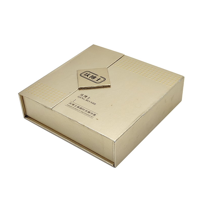 Custom double-door cosmetics gift box for aromatherapy, skin care, essentiao oil and perfume small bottle set packaging