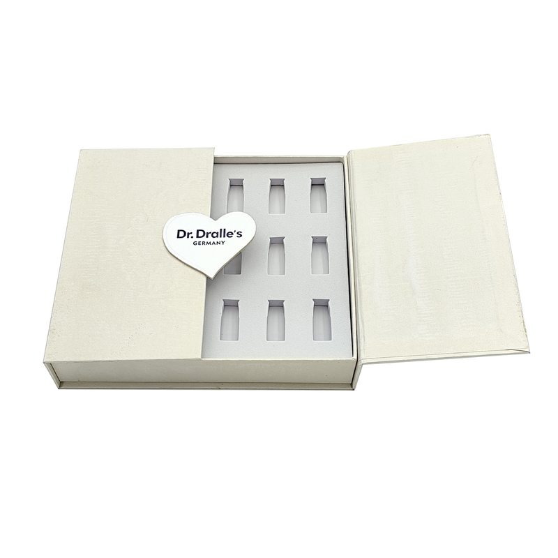 Handmade Serum Cosmetic Packaging Box Essential Oil Packaging Box With 18 Slot Inserts