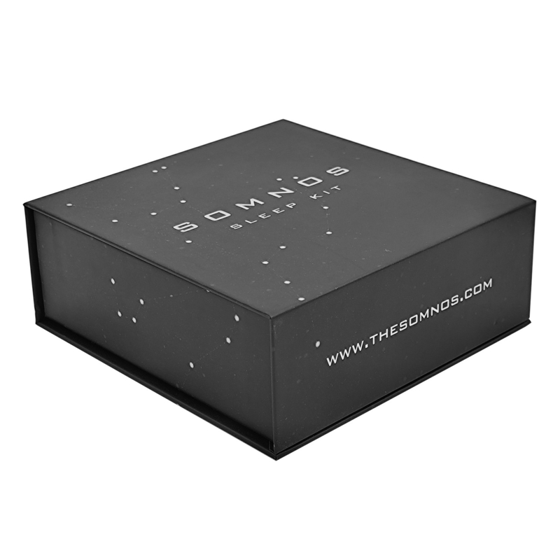 Custom luxury flip top magnetic closure gift box black paper cardboard packaging box with foam insert