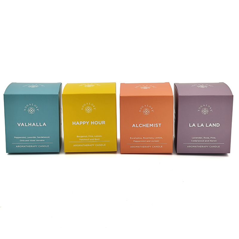 Wholesale custom small jars aromatherapy scented candle gift paper packaging box for candle