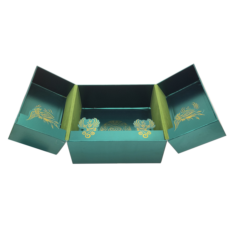 Double Door Paperboard Cosmetic Packaging Box Perfume Glass Bottle Packaging Box
