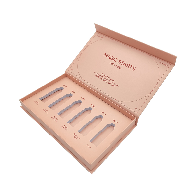 Luxury Elegant Handmade Paper Box Make Up Set Maquillages Skincare Gift Box Packaging Custom Boxes With Logo Packaging