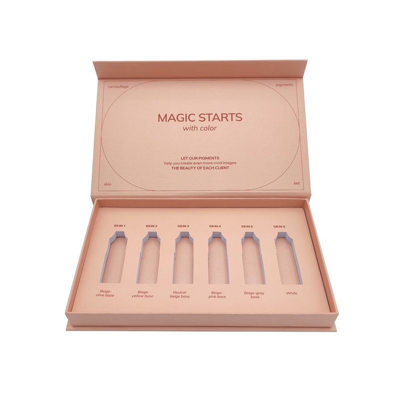 Luxury Elegant Handmade Paper Box Make Up Set Maquillages Skincare Gift Box Packaging Custom Boxes With Logo Packaging