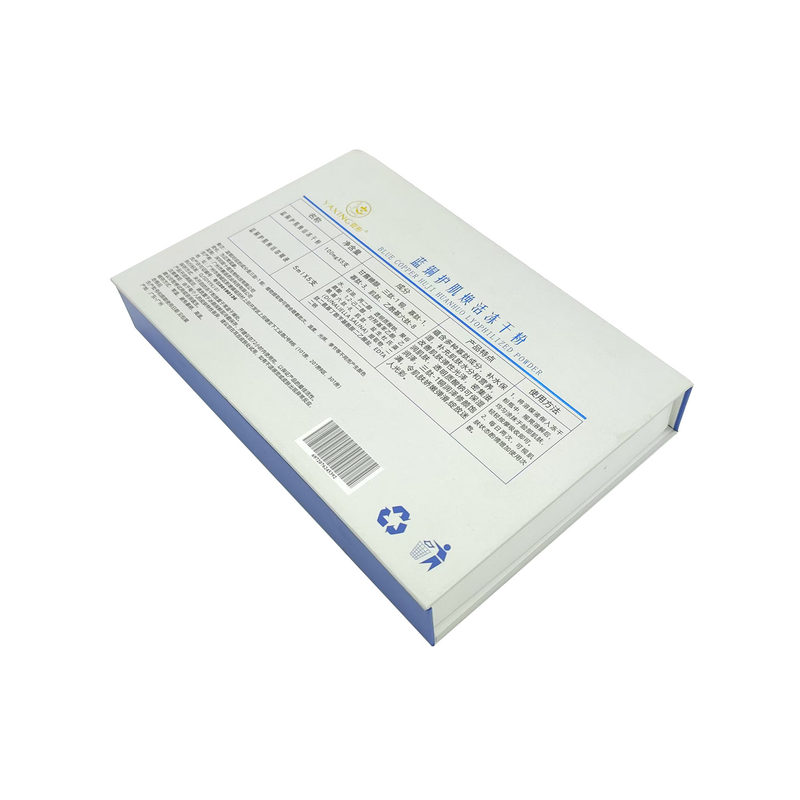 Customized skincare freeze-dried powder flip packaging box cardboard rigid paper box with dividers