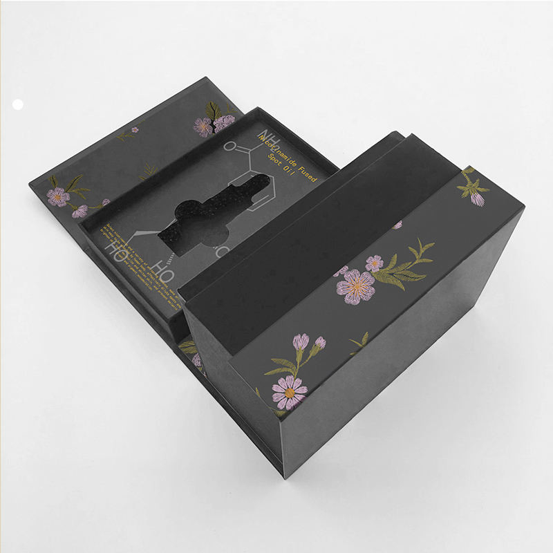Luxury Skincare Rigid Gift Box Double Door Opening Cosmetic Packaging Box
