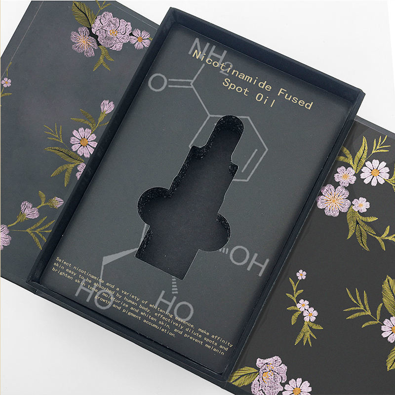 Luxury Skincare Rigid Gift Box Double Door Opening Cosmetic Packaging Box