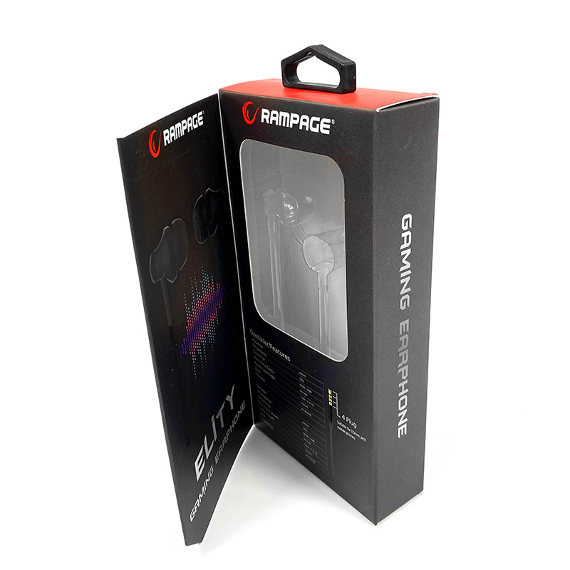Art Paper Wireless Headset Airpods Packaging Box With Glossy Lamination Packaging