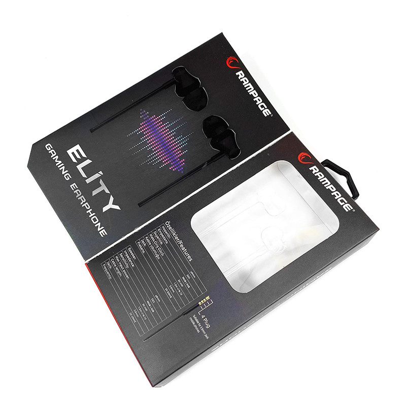 Art Paper Wireless Headset Airpods Packaging Box With Glossy Lamination Packaging