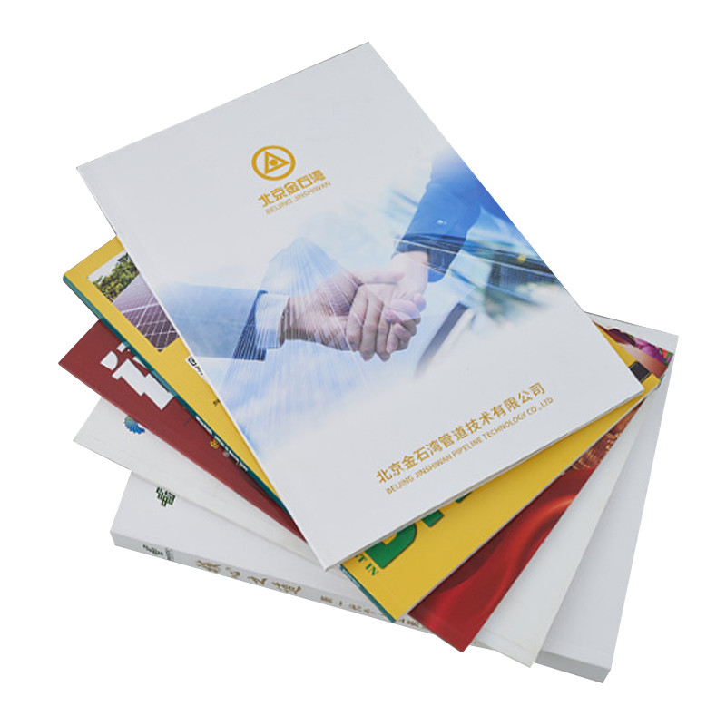 Glossy Lamination Custom Brochure Printing Coated Recycled Paper Brochure Printing