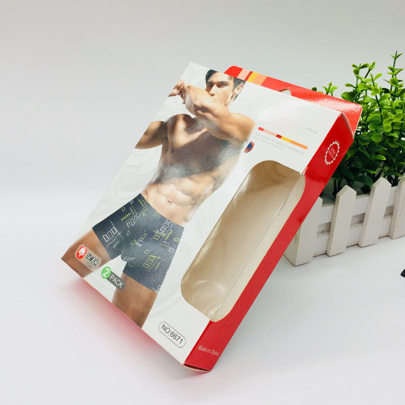 365nm 385nm 395nm 405nm Paperboard Custom Size Accepted for Men's Underwear Packaging