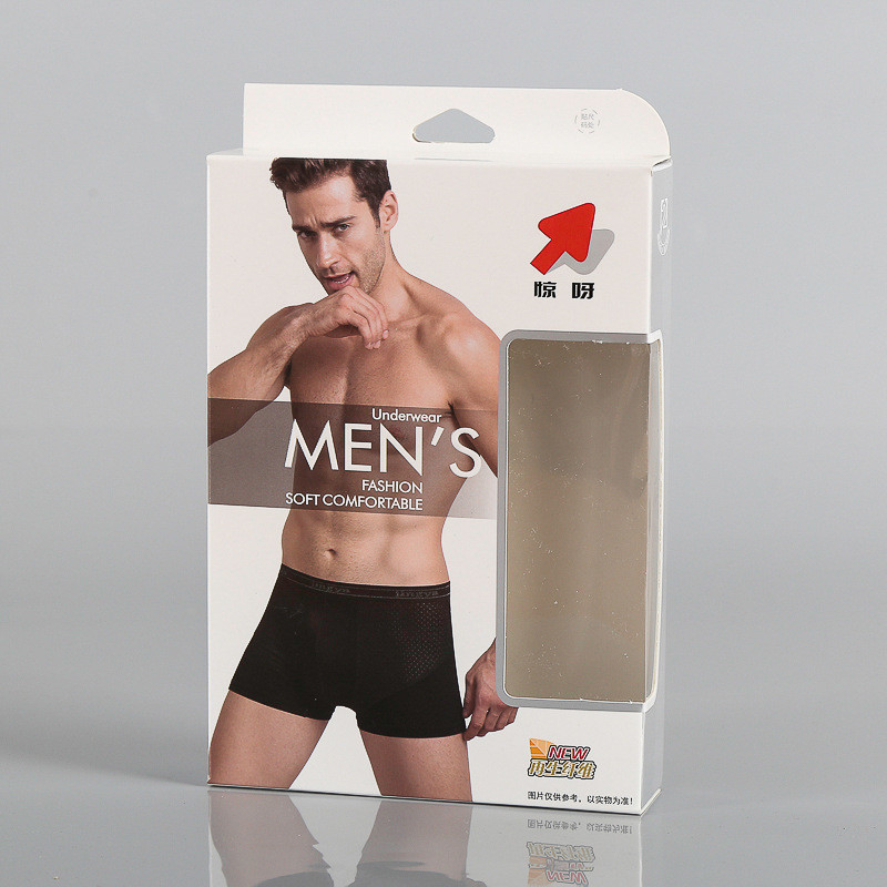 365nm 385nm 395nm 405nm Paperboard Custom Size Accepted for Men's Underwear Packaging