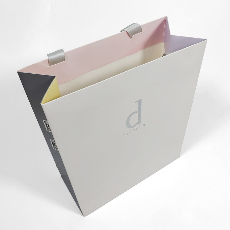 Offset Printing Patch Handle Paper Bag for Durable and Recyclable Custom Shopping