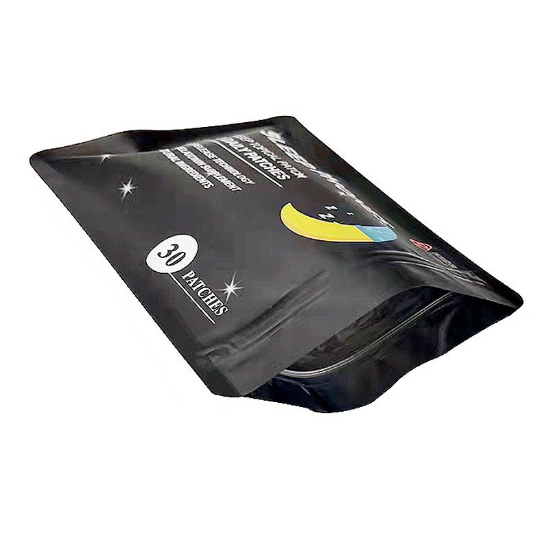 Aluminum 3 Side Seal Facial Mask Packaging Bag PET VMPET PE Material Structure