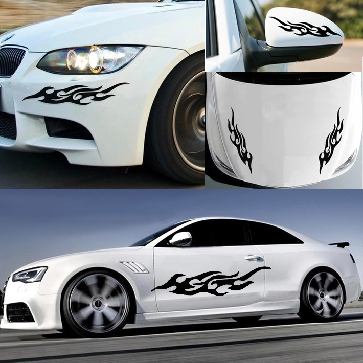 Heat Stretchable Custom Die Cut Sticker Waterproof Transparent Bumper Window Car Sticker