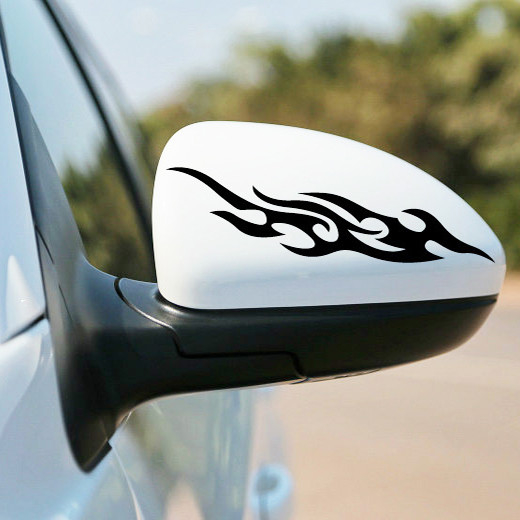 Heat Stretchable Custom Die Cut Sticker Waterproof Transparent Bumper Window Car Sticker