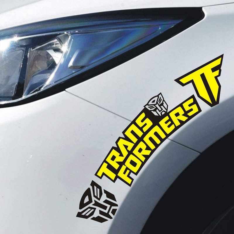 Heat Stretchable Custom Die Cut Sticker Waterproof Transparent Bumper Window Car Sticker