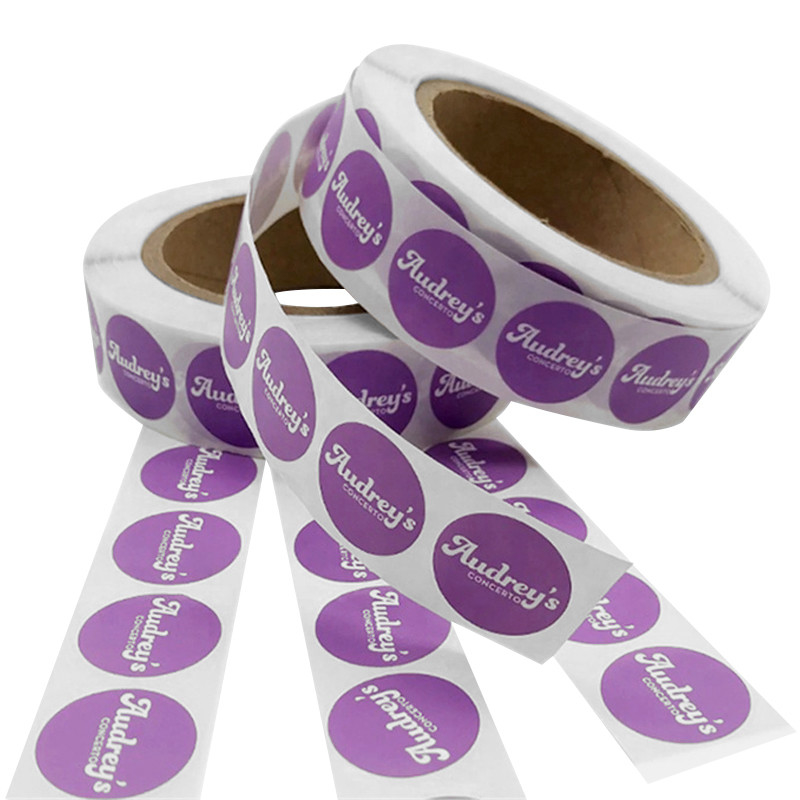 Hot Stamping Gold Foil Label Stickers Waterproof Custom Metal Stickers