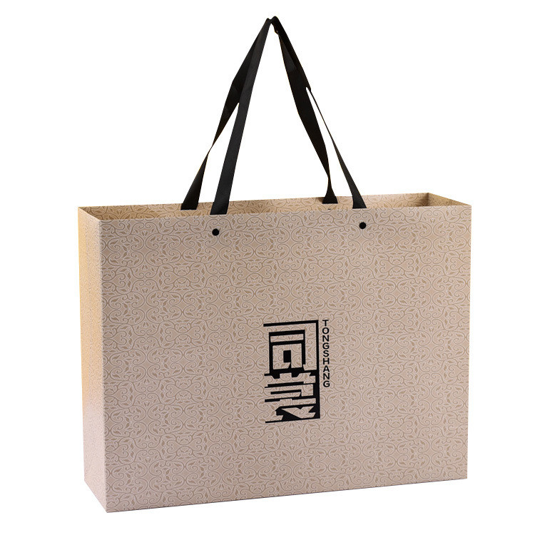 Hand Length Handle Sealing Eco-Friendly Custom Print Paper Bags for Shopping Shoes