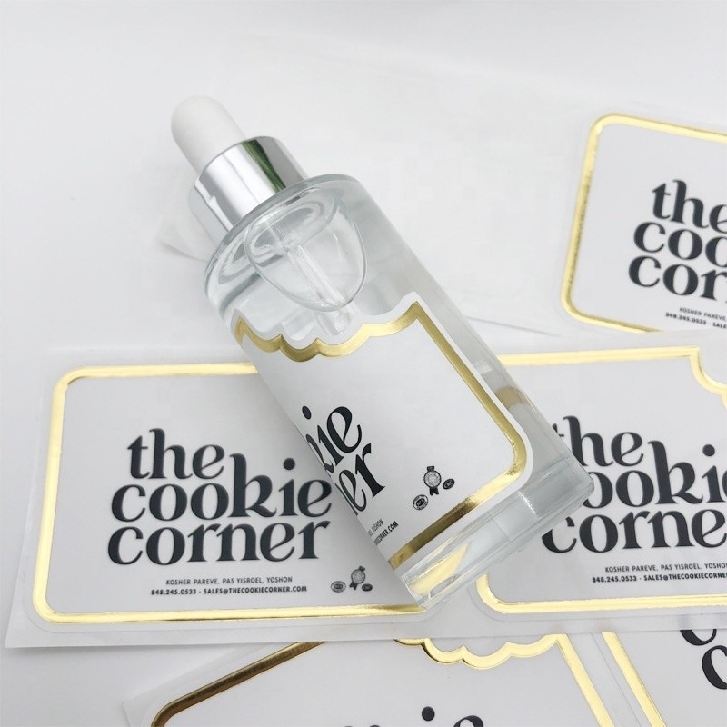 Customized Vinyl PVC Adhesive Label Sticker Waterproof For Label Packaging