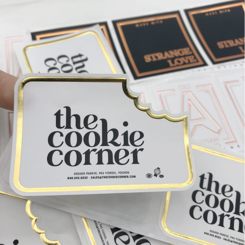 Customized Vinyl PVC Adhesive Label Sticker Waterproof For Label Packaging