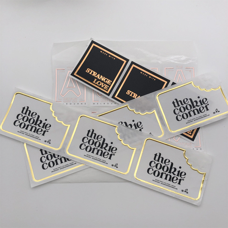 Customized Vinyl PVC Adhesive Label Sticker Waterproof For Label Packaging