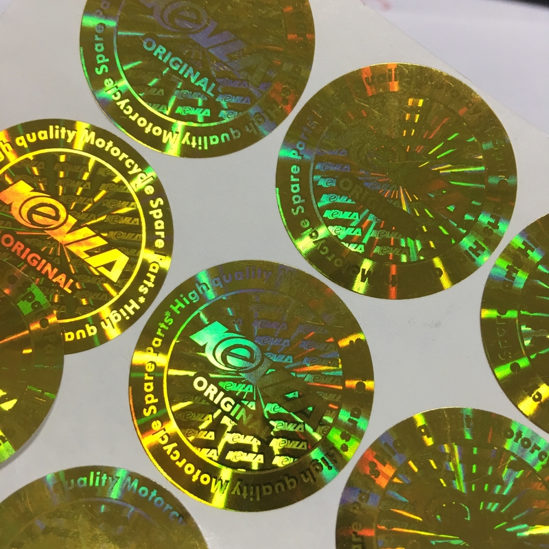 Carton Packaging PVC Adhesive Sticker Label Waterproof Custom Holographic Stickers