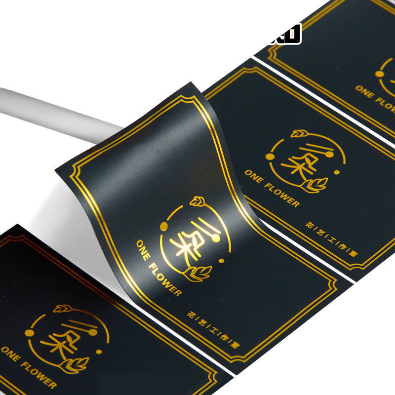 Custom Adhesive Hair Oil Bottle Labels With Waterproof Material And Metallic Effect