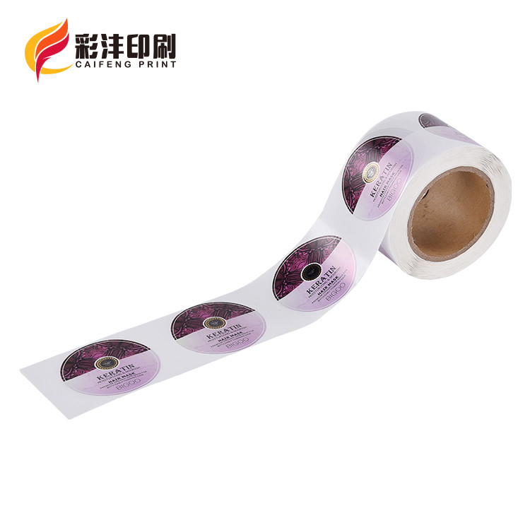Vinyl Cosmetic Bottle Adhesive Sticker Label Custom Logo CMYK Matte Label Sticker