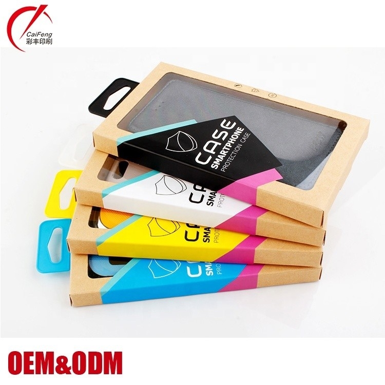 CMYK Electronics Packaging Box Paper Mobile Phone Case Packaging Box