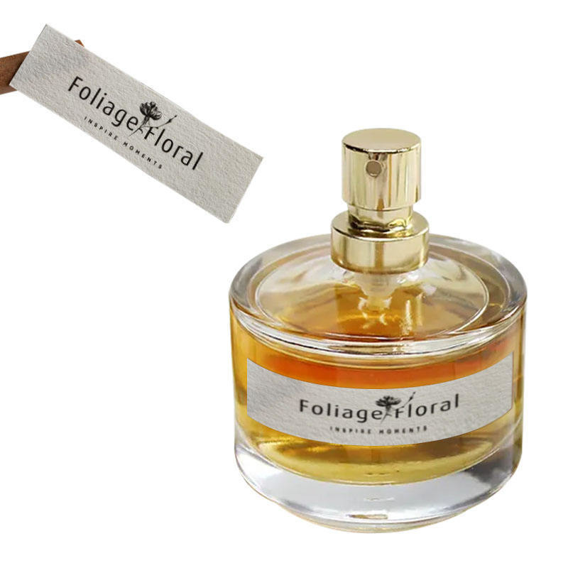 Embossed Texture Adhesive Sticker Label For Cosmetic And Perfume Packaging Solution