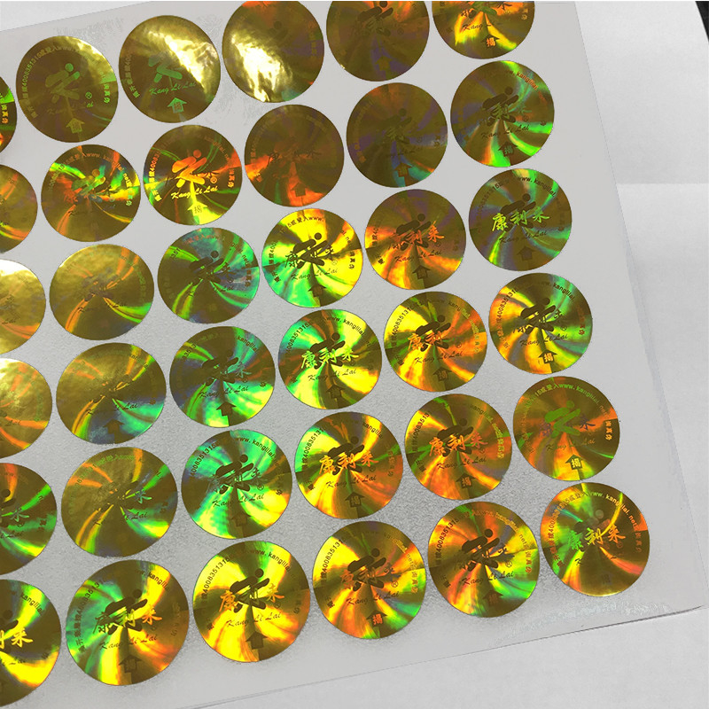 Custom Security Holographic Label Stickers Adhesive And Void For Seal Void Sticker