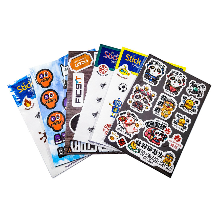 Custom Die Cut Sticker Labels UV Resist Weatherproof Business Packaging Stickers