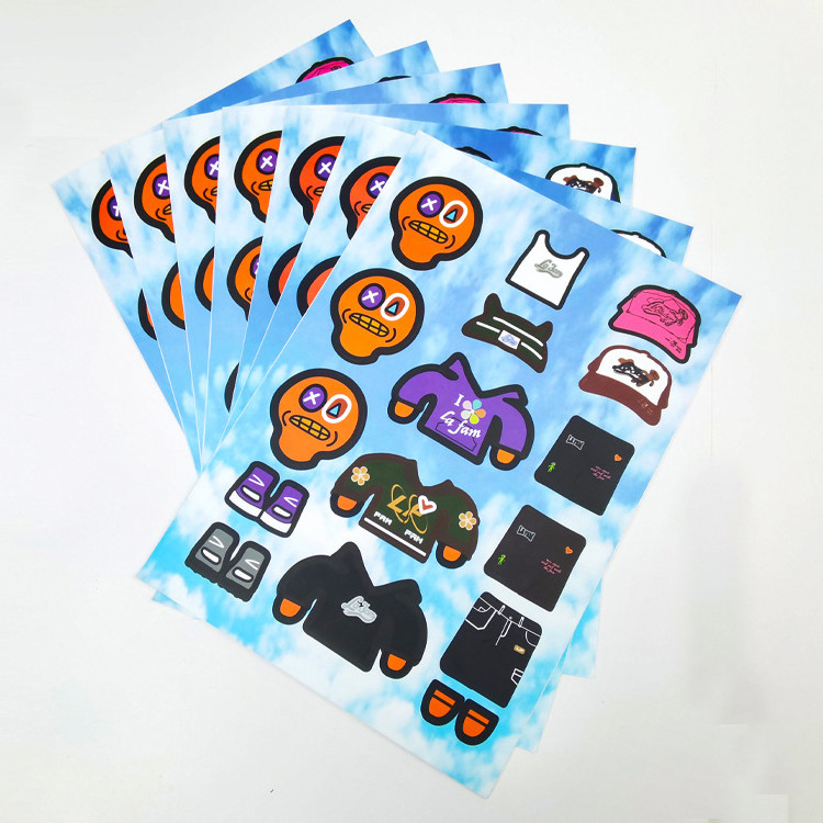 Custom Die Cut Sticker Labels UV Resist Weatherproof Business Packaging Stickers