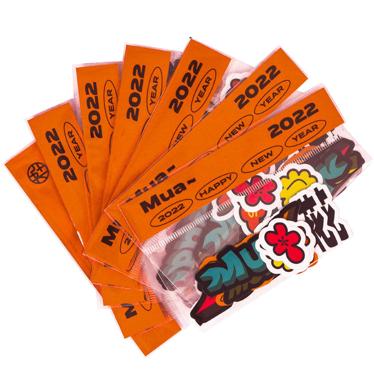Custom Die Cut Sticker Labels UV Resist Weatherproof Business Packaging Stickers