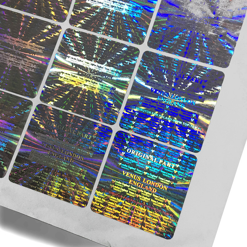 Printable Hologram Adhesive Sticker Label Waterproof Laser Sticker Paper For Packaging