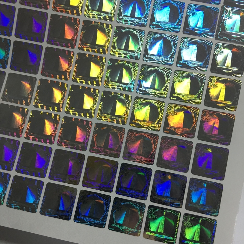 Printable Hologram Adhesive Sticker Label Waterproof Laser Sticker Paper For Packaging