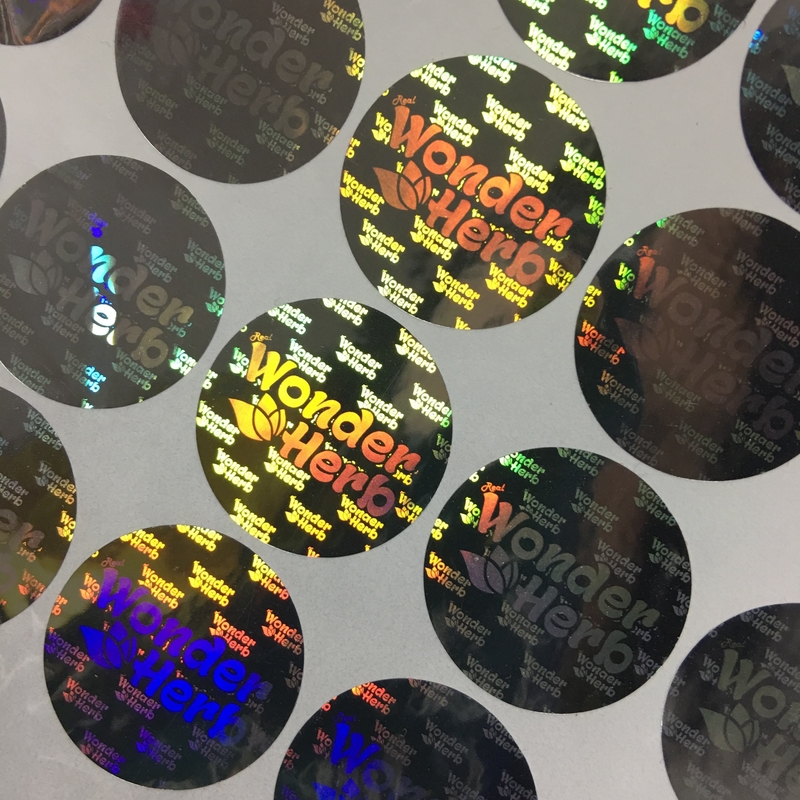 Printable Hologram Adhesive Sticker Label Waterproof Laser Sticker Paper For Packaging