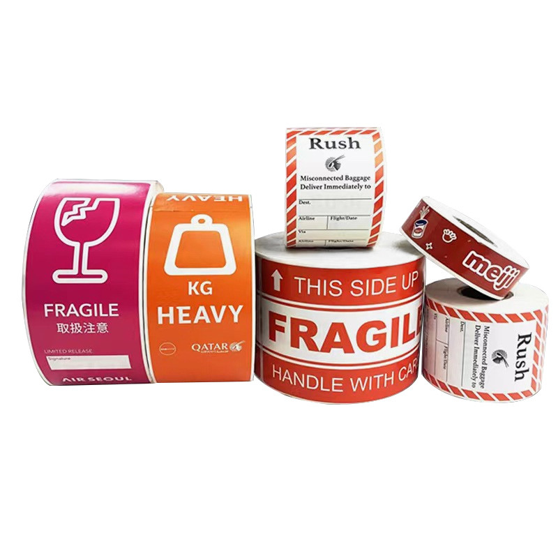 Cosmetic Adhesive Sticker Label Roll Bottle Packaging Label Custom Printed Logo
