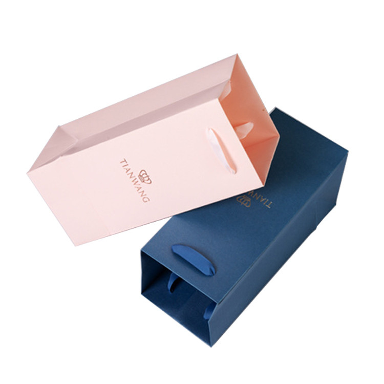 Customized Paper Gift Bags Luxury Watches Jewelry Cosmetic Gift Bag