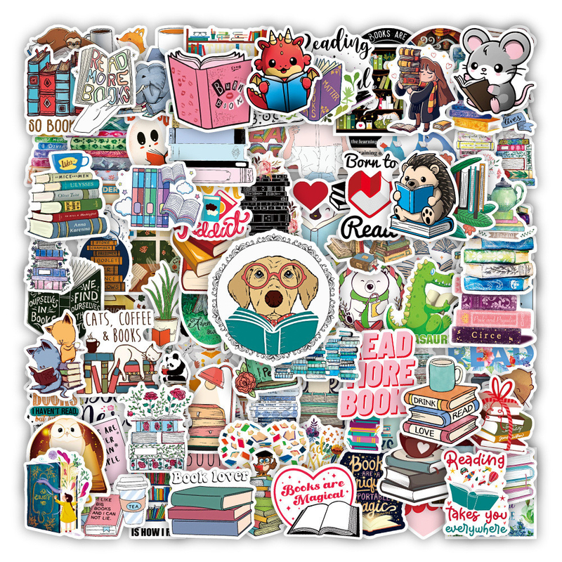 Waterproof Adhesive Sticker Label For Animal Pack Decorative Cartoon Printing