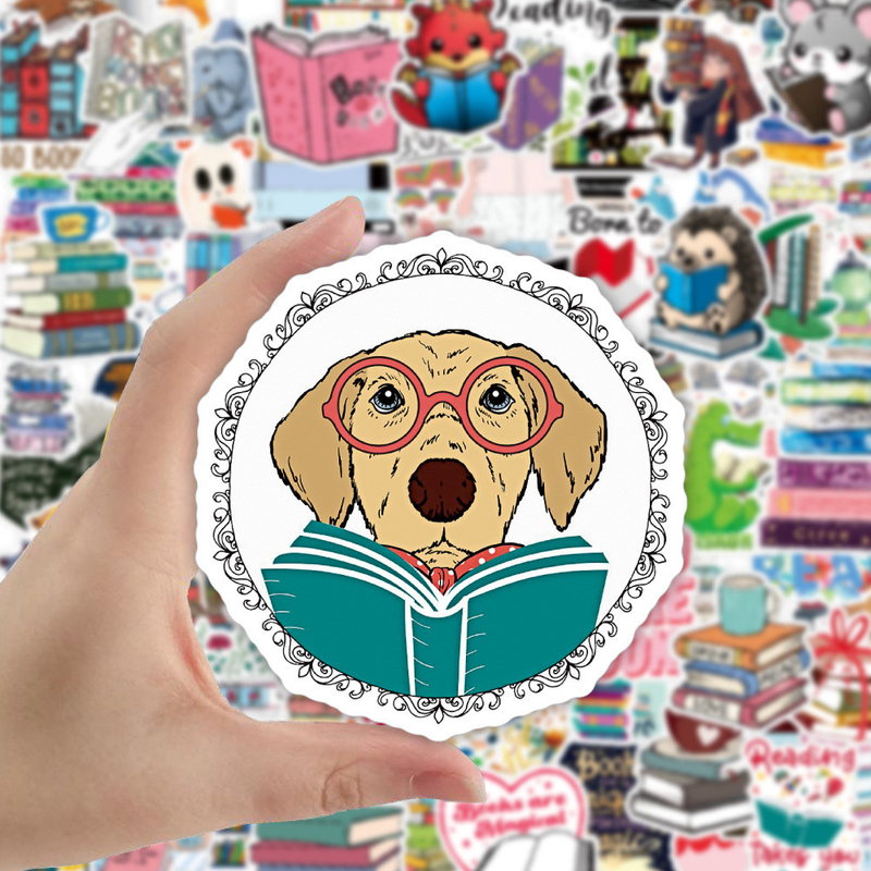 Waterproof Adhesive Sticker Label For Animal Pack Decorative Cartoon Printing